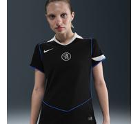 Chelsea F.C. 2025/26 Stadium Third Women's Nike Dri-FIT Total 90 Football Replica Shirt - Black - Polyester XL (UK 20-22)