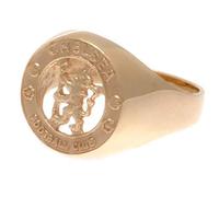 Chelsea F.C. 9ct Gold Crest Ring Large Official Merchandise