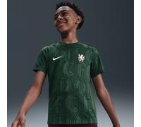 Chelsea F.C. Academy Pro Older Kids' Nike Dri-FIT Football Pre-Match Top - Green - Polyester