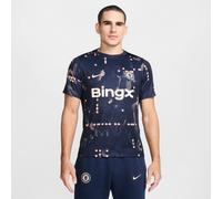 Chelsea F.C. Academy Pro SE Men's Nike Dri-FIT Football Pre-Match Short-Sleeve Top - Blue - Polyester L
