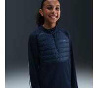 Chelsea F.C. Academy Winter Warrior Older Kids' Nike Therma-FIT Football Drill Top - Blue - Polyester M