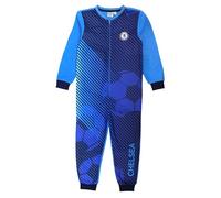 Chelsea F.C. Boys Onesie, Sleepsuit, All in One Pyjamas, Age 9-10 Years Blue