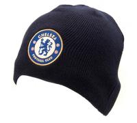 Chelsea F.C. CHELSEA FC Official Knitted Hat NV Navy Blue Beanie