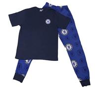 Chelsea F.C. Official Chelsea FC Boys T-Shirt & Long Loungewear Pants Pyjama PJ Set | Chelsea FC Pyjamas Nightwear for Children Kids Boys (as8, age, 2_years, 3_years, regular, 2-3 Years) Blue