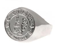 Chelsea F.C. Silver Plated Crest Ring Large