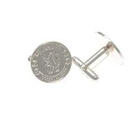 Chelsea F.C. Silver Plated Cufflinks CR Official Merchandise