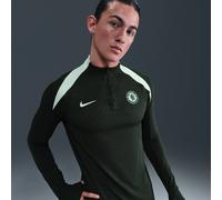 Chelsea F.C. Strike Elite Men's Nike Dri-FIT ADV Football Knit Drill Top - Green - Polyester/Elastane M