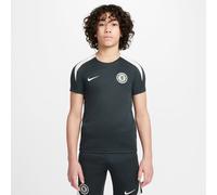 Chelsea F.C. Strike Older Kids' Nike Dri-FIT Football Short-Sleeve Top - Green - Polyester M