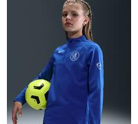 Chelsea F.C. Strike Third Older Kids' Nike Dri-FIT Total 90 Football Knit Drill Top - Blue - Polyester/Elastane L