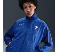 Chelsea F.C. Strike Women's Nike Dri-FIT Football Anthem Jacket - Blue - Polyester