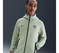 Chelsea F.C. Tech Windrunner Men's Nike Football Fleece Full-Zip Hoodie - Green - Cotton/Polyester S