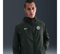 Chelsea F.C. Tech Windrunner Men's Nike Football Woven Full-Zip Jacket - Green - Nylon/Elastane 3XL