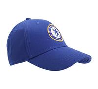 Chelsea F.C. Unisex Baseball Cap with Club Crest, Blue, One Size Fits All (UTSG163_1)