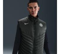 Chelsea F.C. Windrunner Men's Nike Therma-FIT Football Midweight Puffer Gilet - Green - Body/Lining/Fill XL