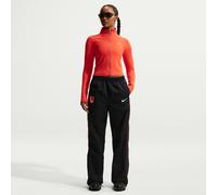 Chelsea F.C. Windrunner Women's Nike Football High-Waisted Open-Hem Pants - Blue - Nylon