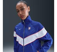 Chelsea F.C. Windrunner Women's Nike Football UV Woven Full-Zip Jacket - Blue - Nylon S (UK 8-10)
