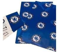 Chelsea F.C. Wrapping Paper - Multi, Each Sheet approx 69.5 x 50 cm