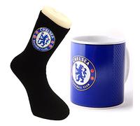 Chelsea Fade Mug and Size 6-11 Sock Gift Set Combo