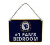 Chelsea Fc 1 Fans Bedroom Door Sign Blue/white (One Size)