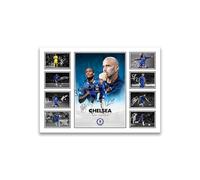Chelsea FC 2025/26 Premier League Squad Poster Print | Signed Fan Gift | Limited Edition Soccer Collectible Memorabilia Wall Art | Manager Enzo Maresca & Stars (Unframed A4 (30x21cm))