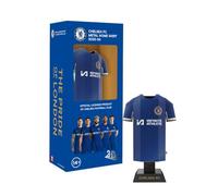 Chelsea FC 23/24 Home Metal Football Shirt - Officially Licensed Miniature Alloy Replica Jersey Collectible Display Gift - Personalise Customisable Name & Number Decals Locker Room