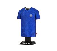 Chelsea FC 25/26 Home Metal Football Shirt - Officially Licensed Miniature Alloy Replica Jersey Collectible Display Gift - Personalise Customisable Name & Number Decals