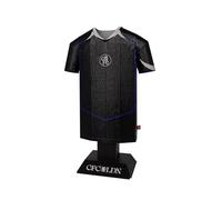 Chelsea FC 25/26 Official Third Metal Football Shirt - Officially Licensed Miniature Alloy Replica Jersey Collectible Display Gift - Personalise Customisable Name & Number Decals