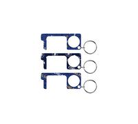 Chelsea Fc 3 Pack No Touch Keyring Wh