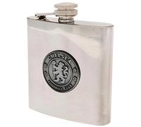 Chelsea Fc 6oz Stainless Steel Hip Flask Antique Style