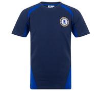 Chelsea FC Boy's Kids Crest T-Shirt in Navy | Size: 6-7 Years Chelsea FC Navy 6-7 Years