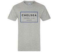 Chelsea FC Boy's Kids Graphic T-Shirt in Light Grey | Size: 12-13 Years Chelsea FC Light Grey 12-13 Years
