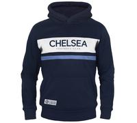 Chelsea FC Boy's Kids Hoodie in Dark Navy | Size: 6-7 Years Chelsea FC Dark Navy 6-7 Years
