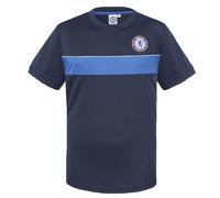 Chelsea FC Boy's Kids Poly T-Shirt in Navy | Size: 6-7 Years Chelsea FC Navy 6-7 Years