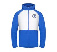 Chelsea FC Boy's Kids Shower Jacket Windbreaker in White | Size: 12-13 Years Chelsea FC White 12-13 Years