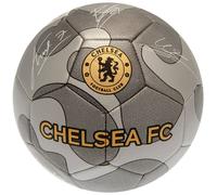 Chelsea FC Camo Football in Metallic Silver | Size: 5 Chelsea FC Metallic Silver 5