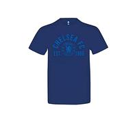 Chelsea FC Established T Shirt Navy Adults (M)