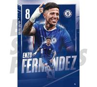 Chelsea FC Fernandez 25/26 Action Poster Framed A4