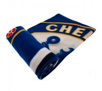 Chelsea Fc Fleece Pulse Blanket Royal Blue/white (One Size)
