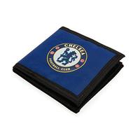 Chelsea FC Football Crest Nylon Money Wallet, Blue