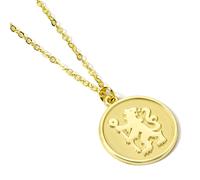 Chelsea FC Gold Finish Crest Pendant Necklace