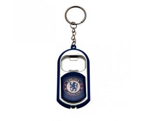Chelsea Fc Key Ring Torch Bottle Opener Blue (One Size)