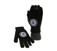 Chelsea FC Knitted Gloves in Black Chelsea FC Black One Size