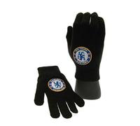 Chelsea Big Crest Knitted Gloves - Black