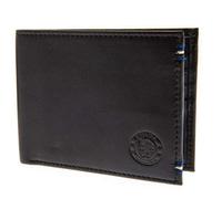 Chelsea FC Leather Mens Stitched Wallet (One Size) (Black)