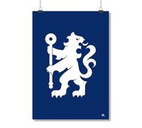 Chelsea FC Lion Crest Poster Unframed A4