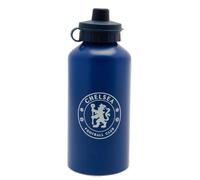 Chelsea FC Matte Aluminium Water Bottle (One Size) (Royal Blue/White)