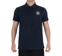 Chelsea FC Men's Adults Crest Polo Shirt in Navy | Size: Small Chelsea FC Navy S
