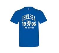 Chelsea FC Men's Chelsea Royal Blue T-Shirt With The Blues Design | Size: Small Chelsea FC Blue S