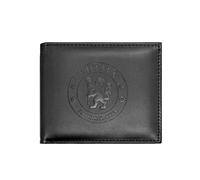 Chelsea FC Men's Embossed Crest Wallet in Jet Black Chelsea FC Jet Black One Size