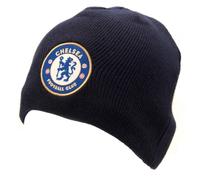 Chelsea FC Men's Official Knitted Hat in Navy Chelsea FC Navy One Size